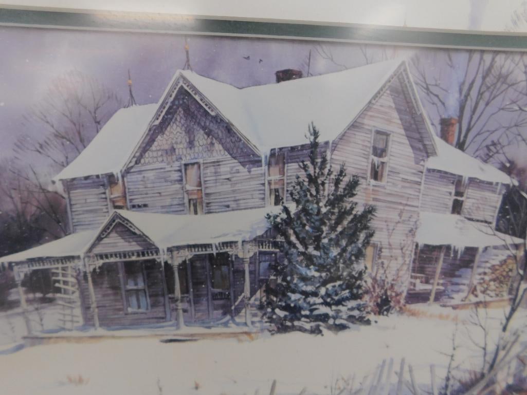 Luke Buck Signed Limited Edition Lithograph - "The Homestead" - 545/750 - 3