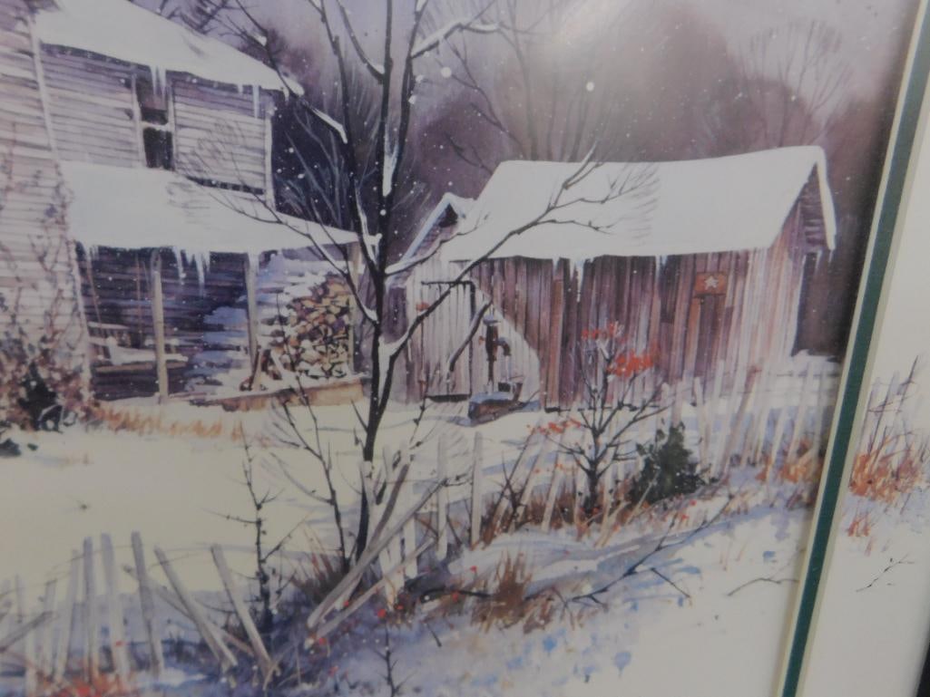 Luke Buck Signed Limited Edition Lithograph - "The Homestead" - 545/750 - 4