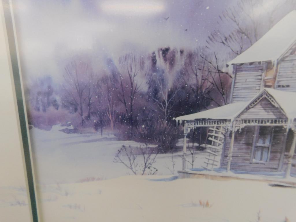 Luke Buck Signed Limited Edition Lithograph - "The Homestead" - 545/750 - 5