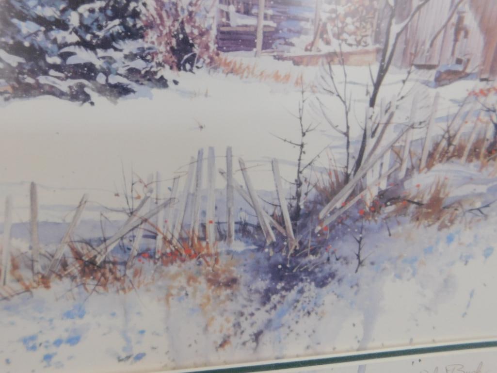 Luke Buck Signed Limited Edition Lithograph - "The Homestead" - 545/750 - 6