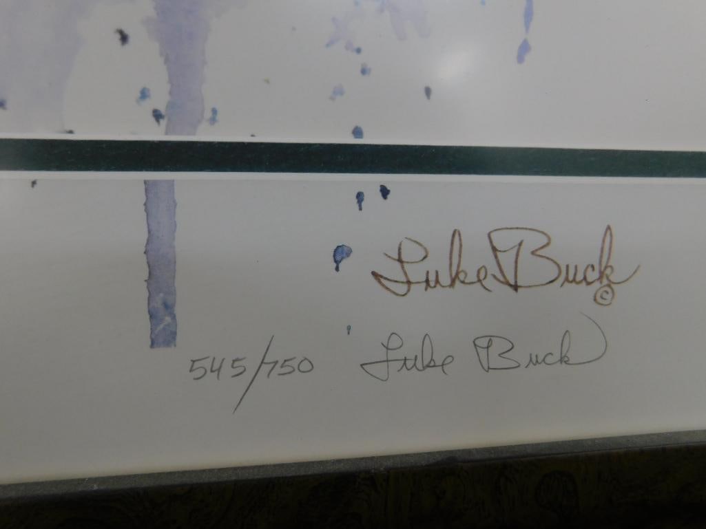 Luke Buck Signed Limited Edition Lithograph - "The Homestead" - 545/750 - 7