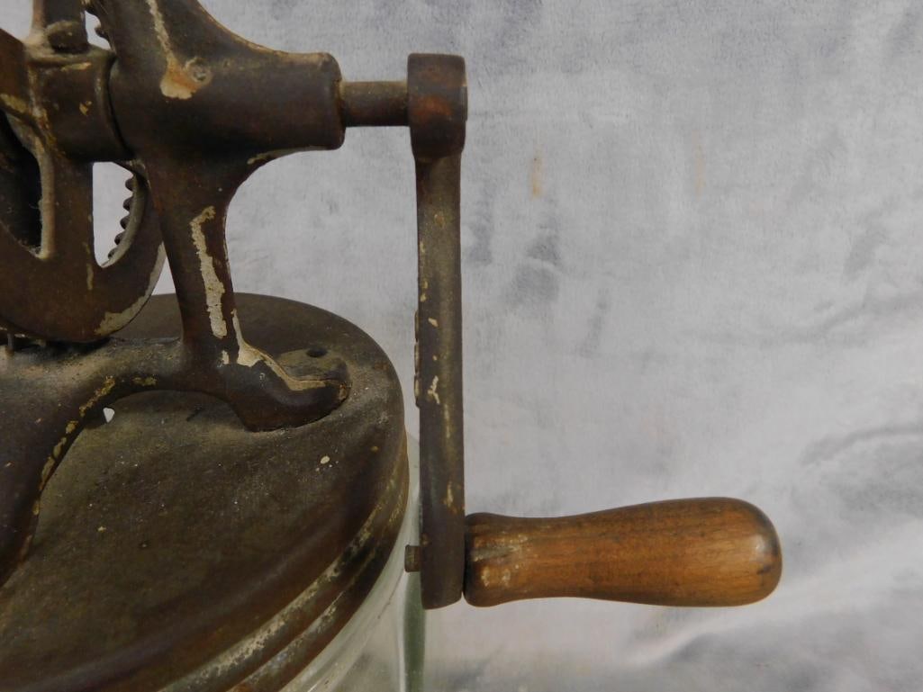 Vintage Dazey Butter Churn - Complete - 13.25" x 8.5" x 5.5" - 3