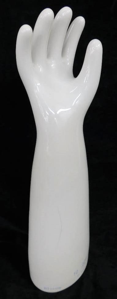 1992 "General Porcelain" 22" Porcelain Glove Mold - 10 - C15 - Right: See Photos For Condition and Details