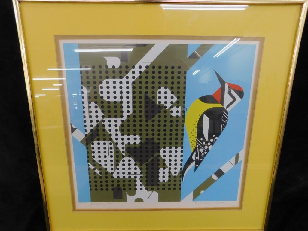 Charles Harper Signed Limited Edition Serigraph - "Yellow Bellied Sapsucker" - 12