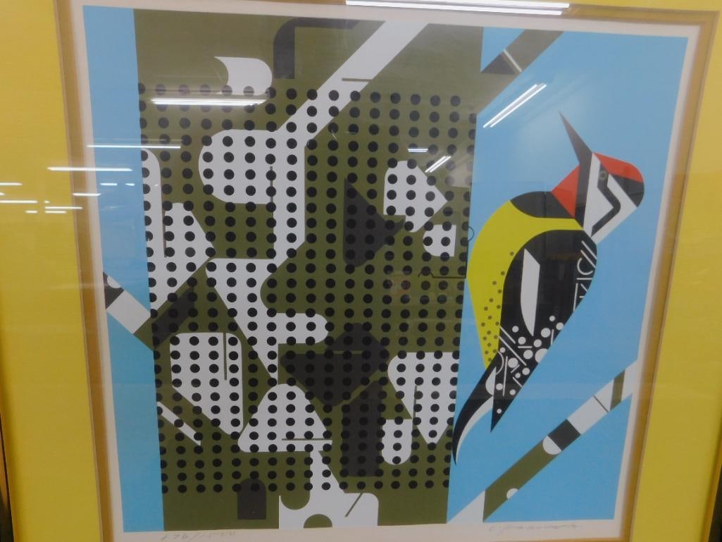 Charles Harper Signed Limited Edition Serigraph - "Yellow Bellied Sapsucker" - 2