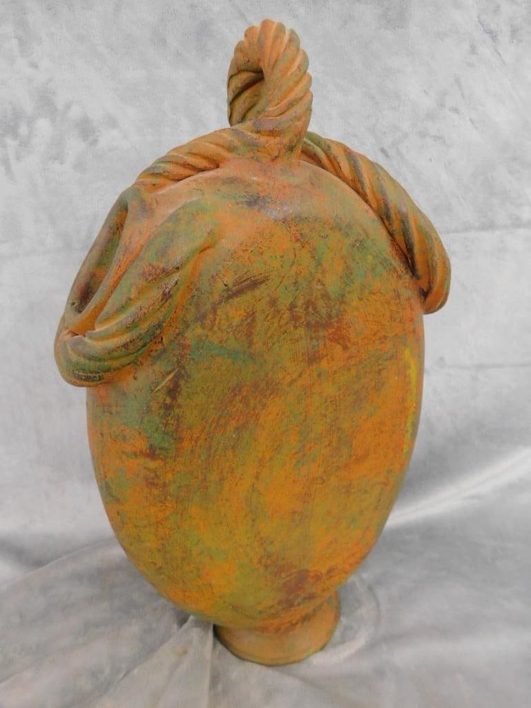 Modern Art Pottery Vase - Unsigned - 18" x 10.5" x 5" - 10