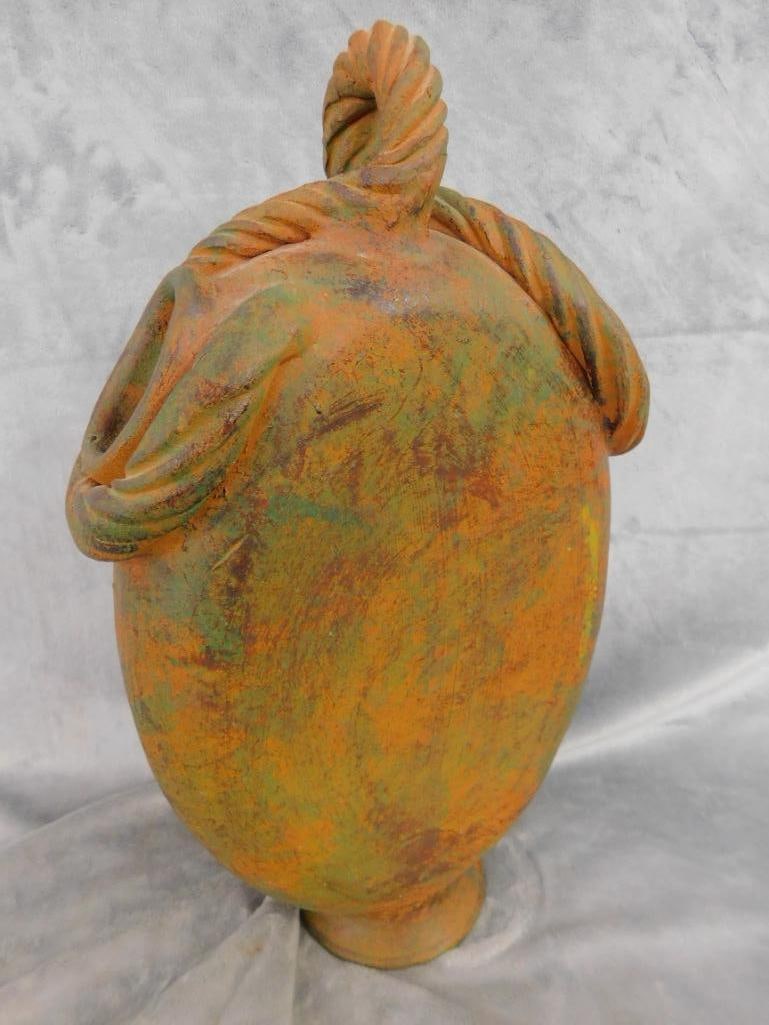 Modern Art Pottery Vase - Unsigned - 18" x 10.5" x 5" - 11