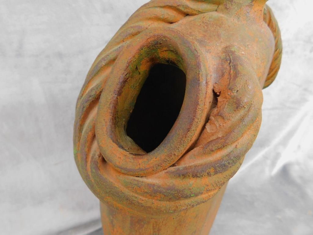 Modern Art Pottery Vase - Unsigned - 18" x 10.5" x 5" - 3