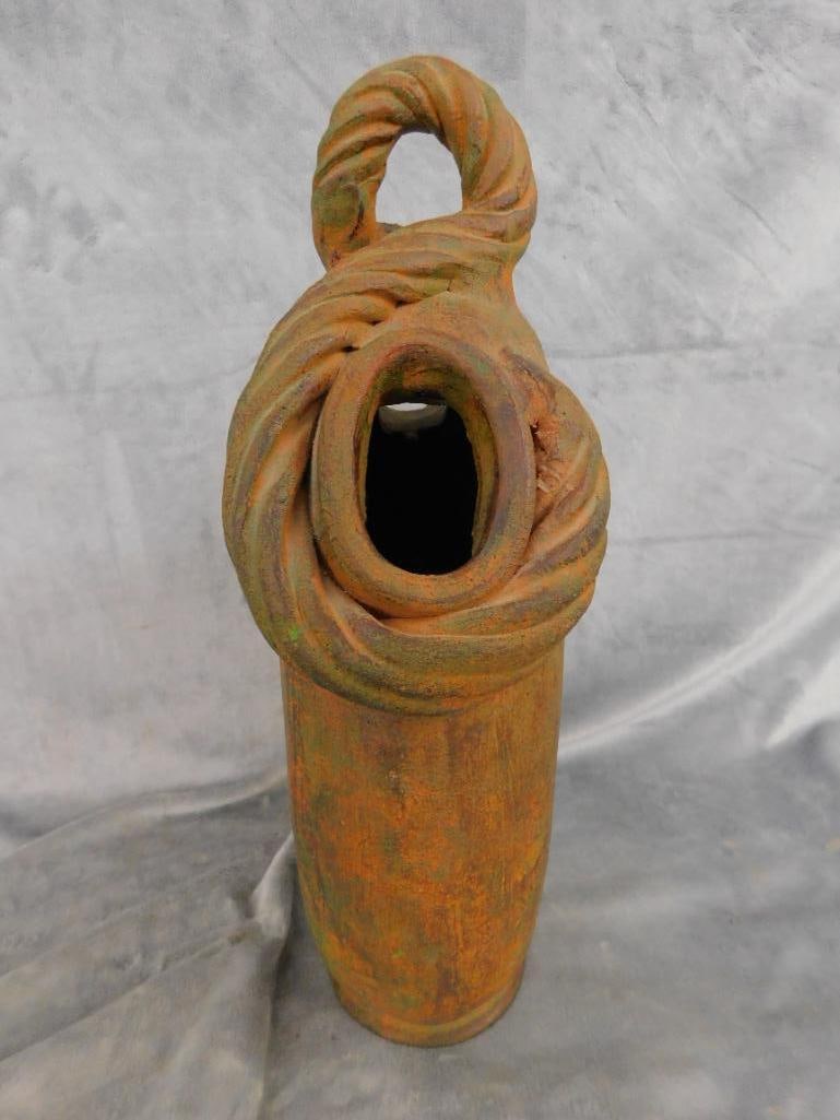 Modern Art Pottery Vase - Unsigned - 18" x 10.5" x 5" - 5