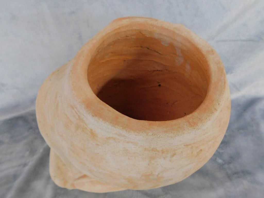 Modern Terra Cotta Head / Bust Planter / Pot - Unsigned - 11.5" x 12" x 10.5" - 5