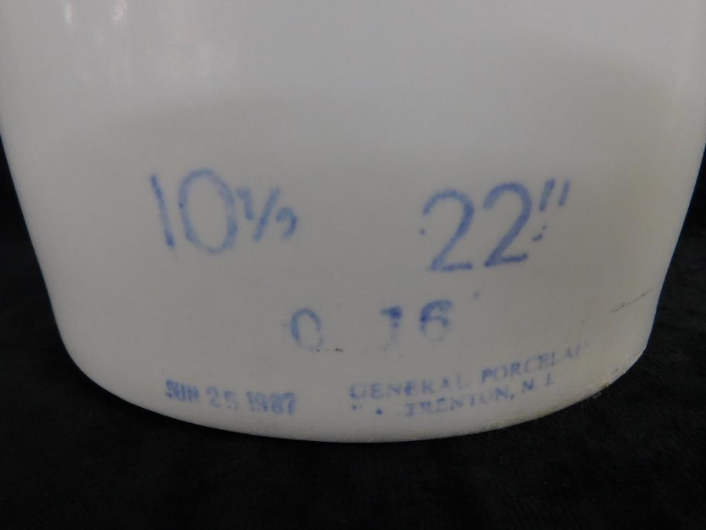 1987 "General Porcelain" 22" Porcelain Glove Mold - 10.5 - C16 - Left - 7