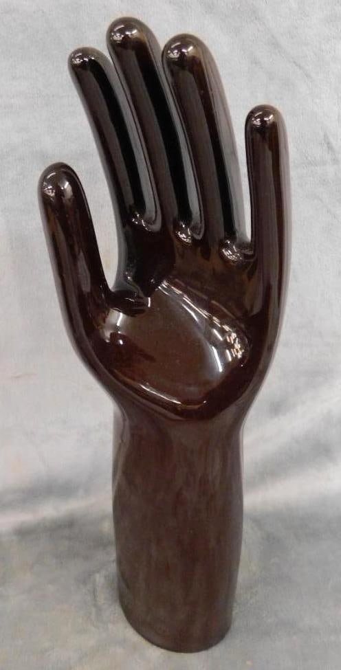 Unmarked 14" Porcelain Glove Mold - Left: See Photos For Condition and Details