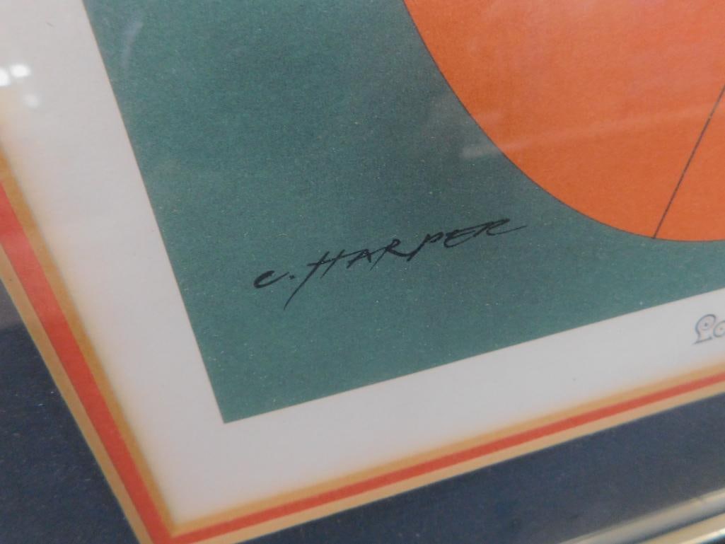 Charles Harper Signed Serigraph - "Lady Bug" - 16.5" x 16.5" - 5