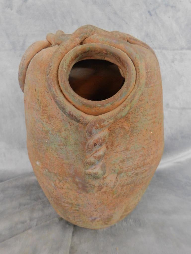 Modern Art Pottery Vase - Unsigned - 13.5" x 9.5" - 10