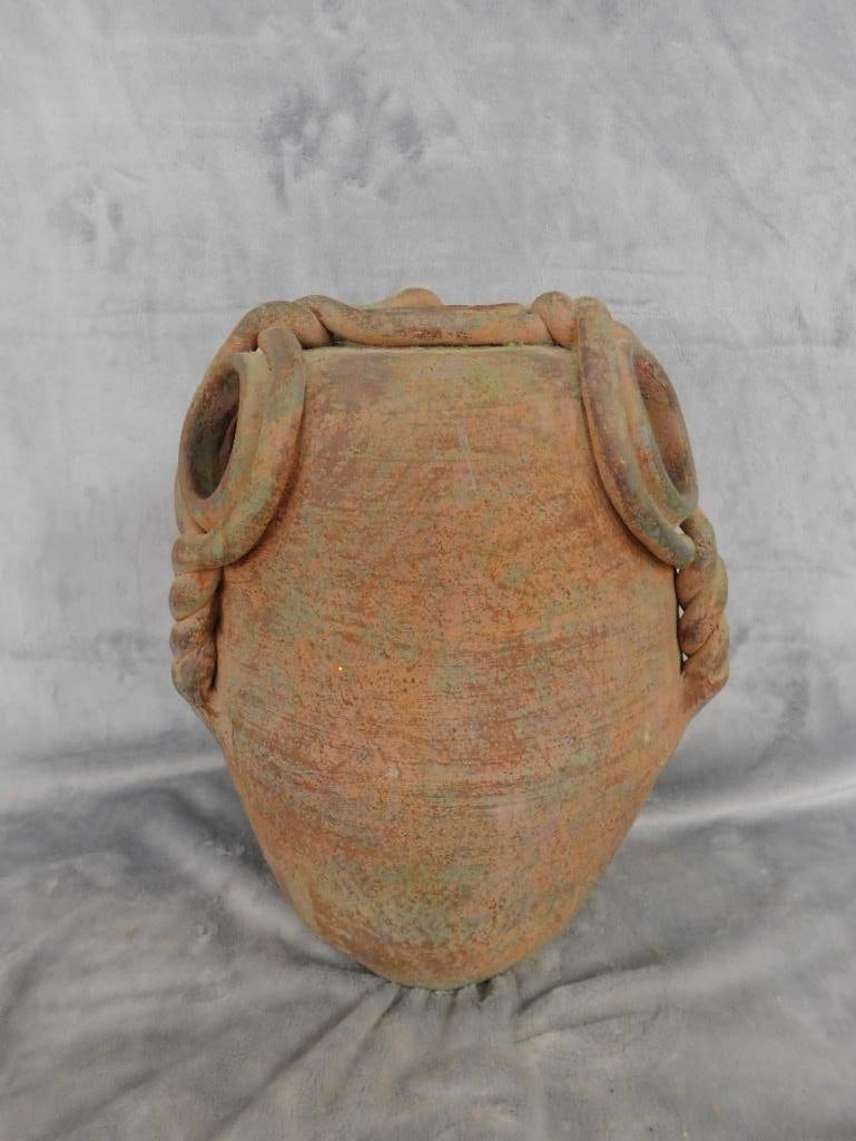 Modern Art Pottery Vase - Unsigned - 13.5" x 9.5" - 3