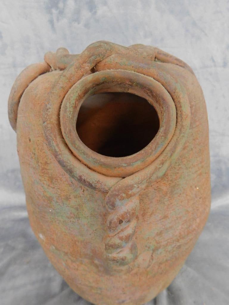 Modern Art Pottery Vase - Unsigned - 13.5" x 9.5" - 4
