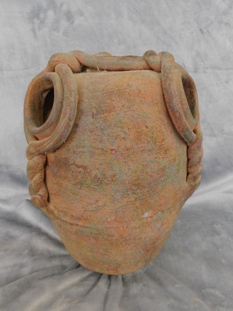 Modern Art Pottery Vase - Unsigned - 13.5" x 9.5" - 6