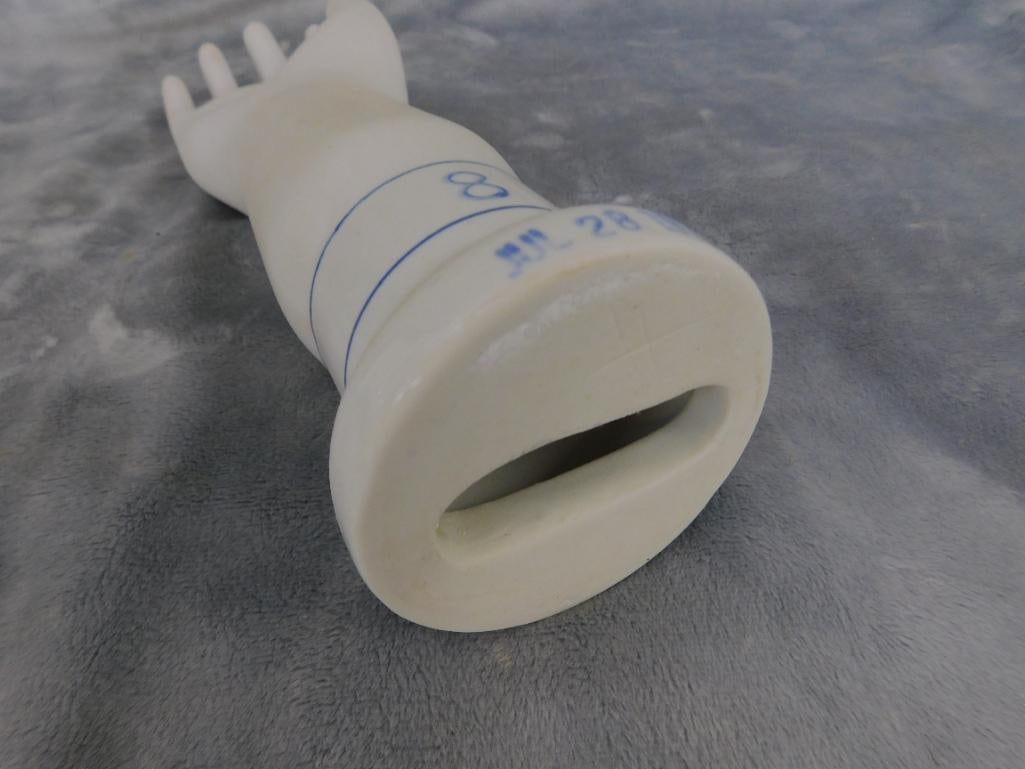 1978 "General Porcelain" 14.5" Porcelain Glove Mold - 8 - Right - 5
