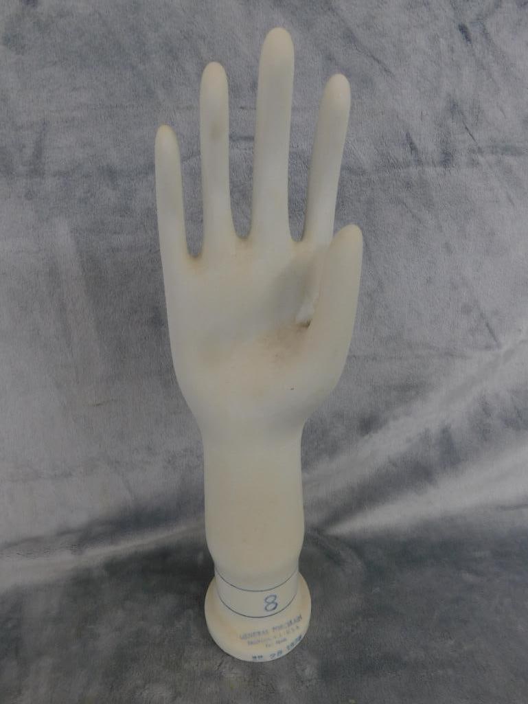 1978 "General Porcelain" 14.5" Porcelain Glove Mold - 8 - Right - 7