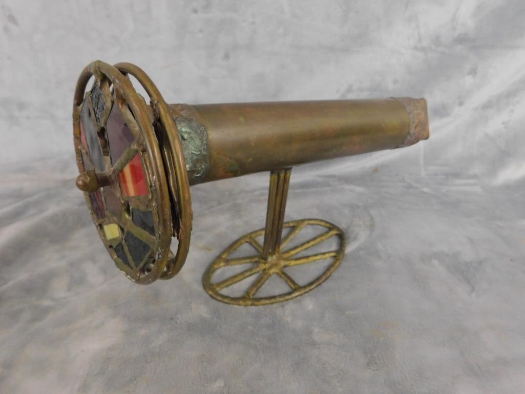 Bronze Desk Top Kaleidoscope - 8.5" x 13" x 4.5" - 9