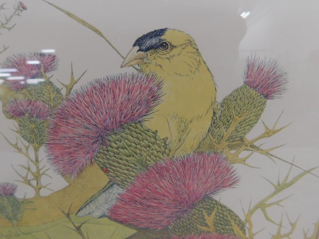 Framed Lithograph - Signed Peter Parnall - Limited Edition 415/1000 - 17.5" x 17.5" - 7
