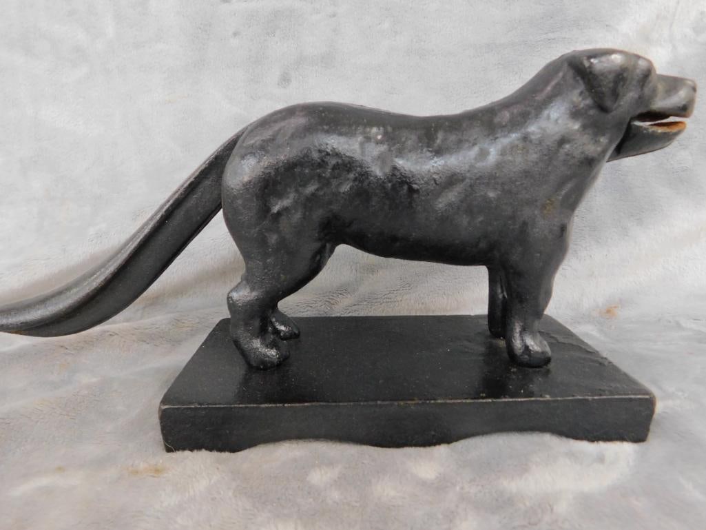 Painted Cast Iron Dog Nut Cracker - 6" x 12" x 3.75" - 10
