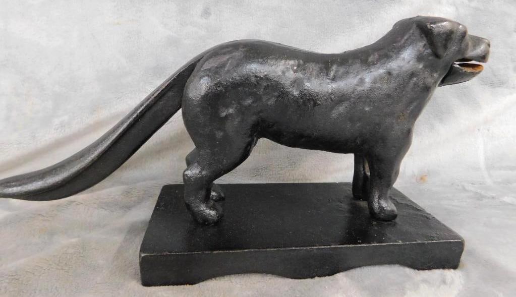 Painted Cast Iron Dog Nut Cracker - 6" x 12" x 3.75" (1 of 10)