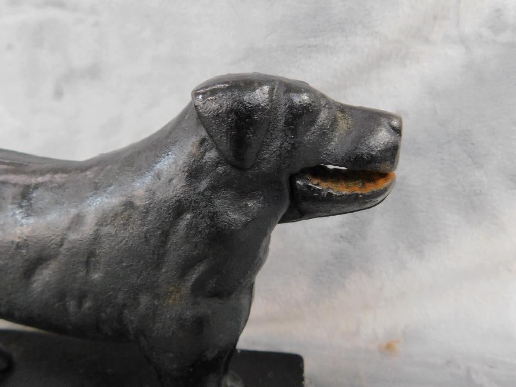 Painted Cast Iron Dog Nut Cracker - 6" x 12" x 3.75" - 2