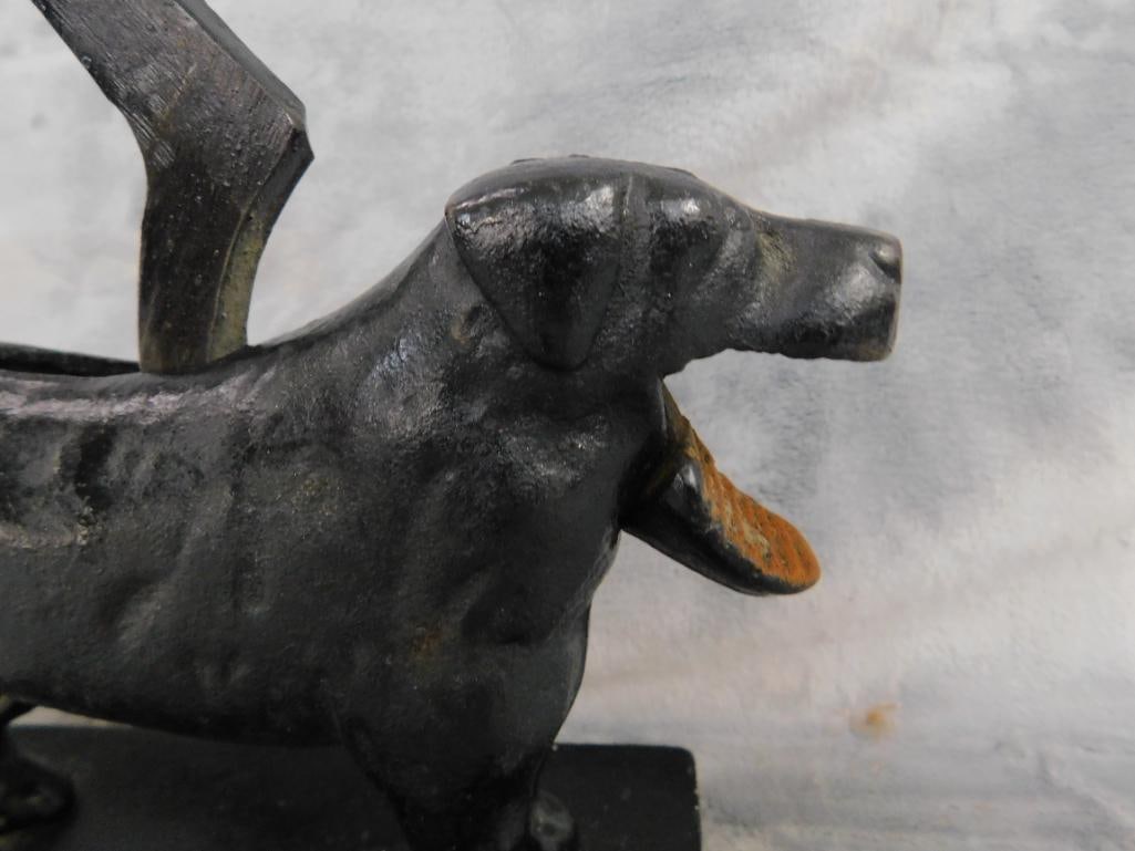 Painted Cast Iron Dog Nut Cracker - 6" x 12" x 3.75" - 3