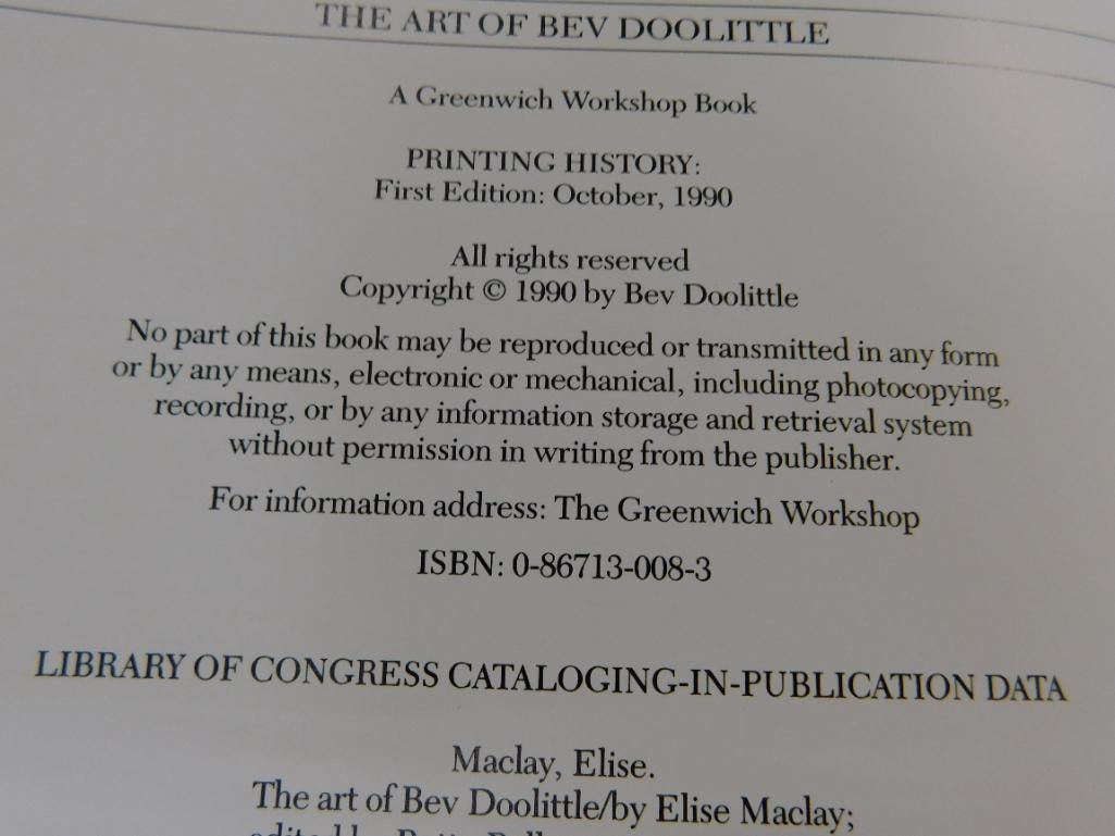 Bev Doolittle - "Hide and Seek" Series Prints - Matted and Framed - Book - VHS Tape - 16