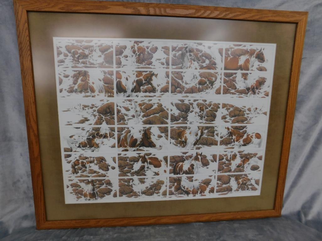 Bev Doolittle - "Hide and Seek" Print - Matted and Framed - Spells Out "Hide and Seek" - 10