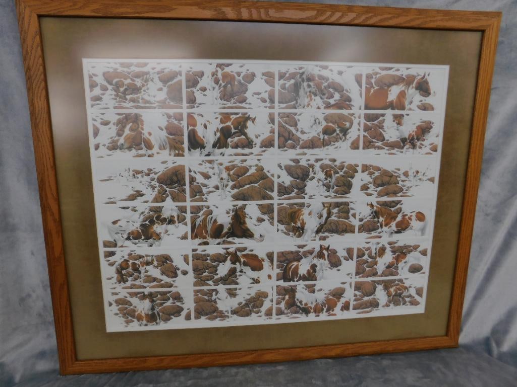 Bev Doolittle - "Hide and Seek" Print - Matted and Framed - Spells Out "Hide and Seek" - 11