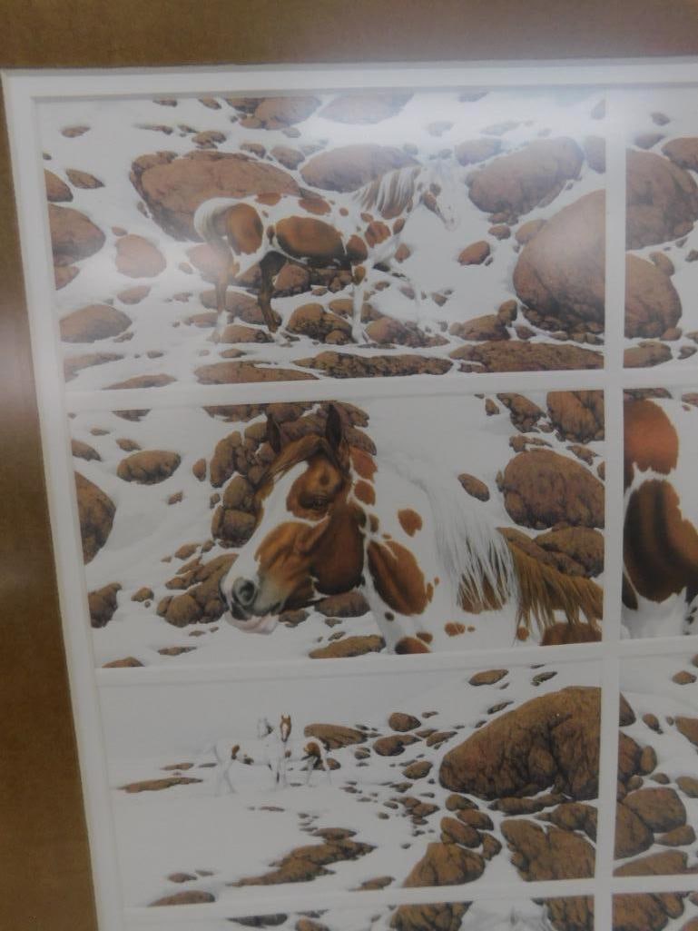 Bev Doolittle - "Hide and Seek" Print - Matted and Framed - Spells Out "Hide and Seek" - 2