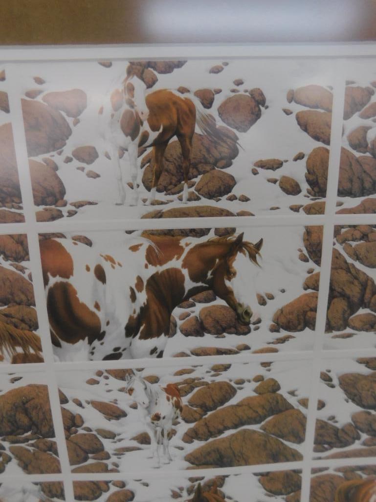 Bev Doolittle - "Hide and Seek" Print - Matted and Framed - Spells Out "Hide and Seek" - 3