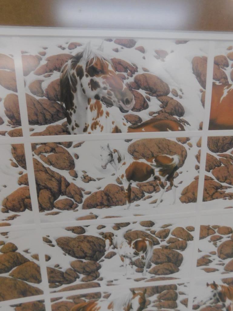 Bev Doolittle - "Hide and Seek" Print - Matted and Framed - Spells Out "Hide and Seek" - 4