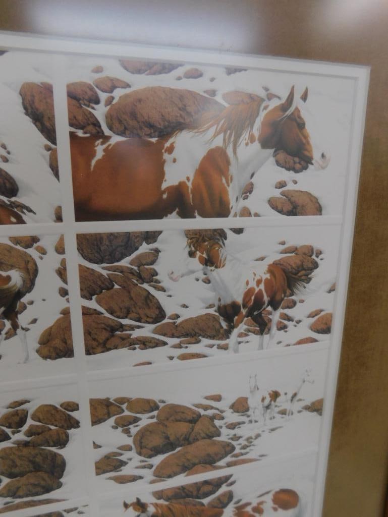 Bev Doolittle - "Hide and Seek" Print - Matted and Framed - Spells Out "Hide and Seek" - 5