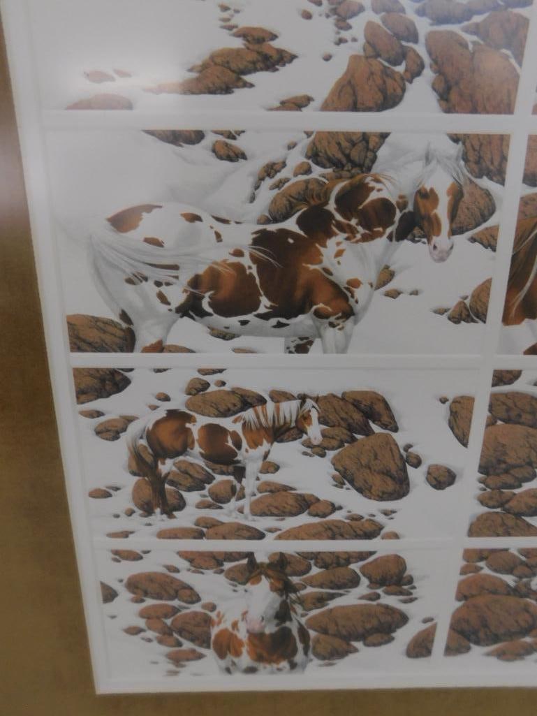 Bev Doolittle - "Hide and Seek" Print - Matted and Framed - Spells Out "Hide and Seek" - 6
