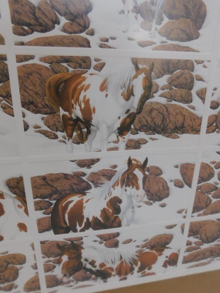 Bev Doolittle - "Hide and Seek" Print - Matted and Framed - Spells Out "Hide and Seek" - 8