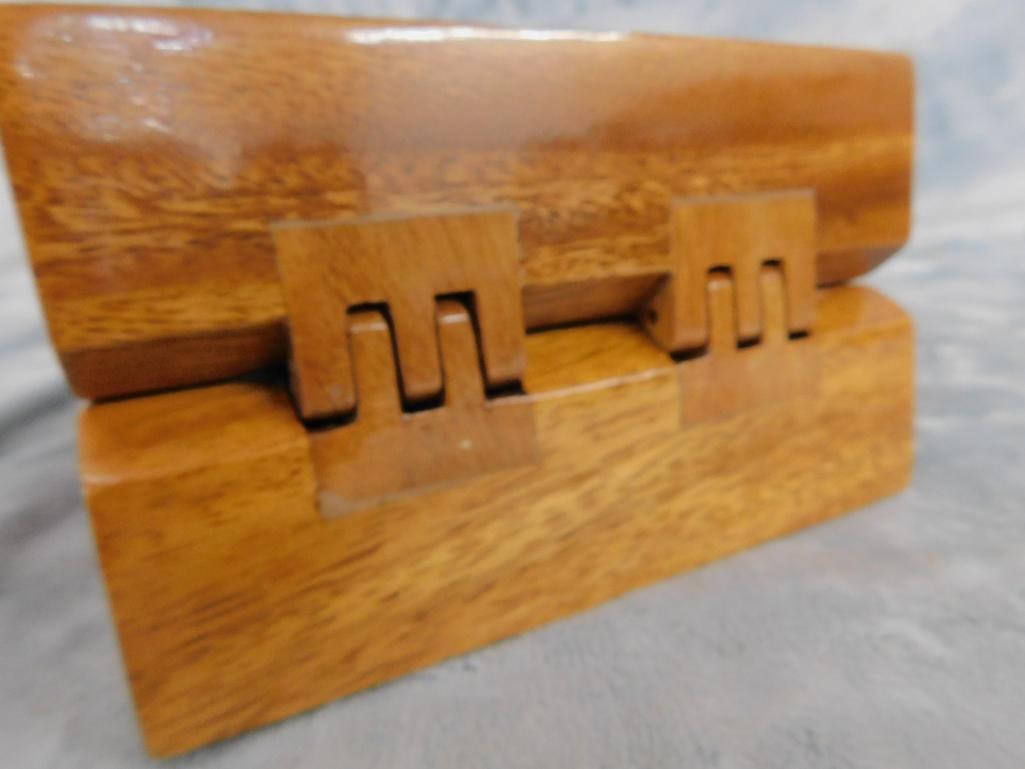 Timmy Woods of Beverly Hills - Wood Purse - 9.5" x 6.5" x 3.75" - 7