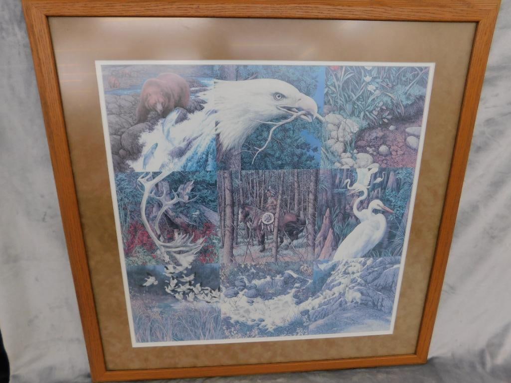 Bev Doolittle - Limited Edition Print - Matted and Framed - Signed - 31.25" x 31.25" - 10