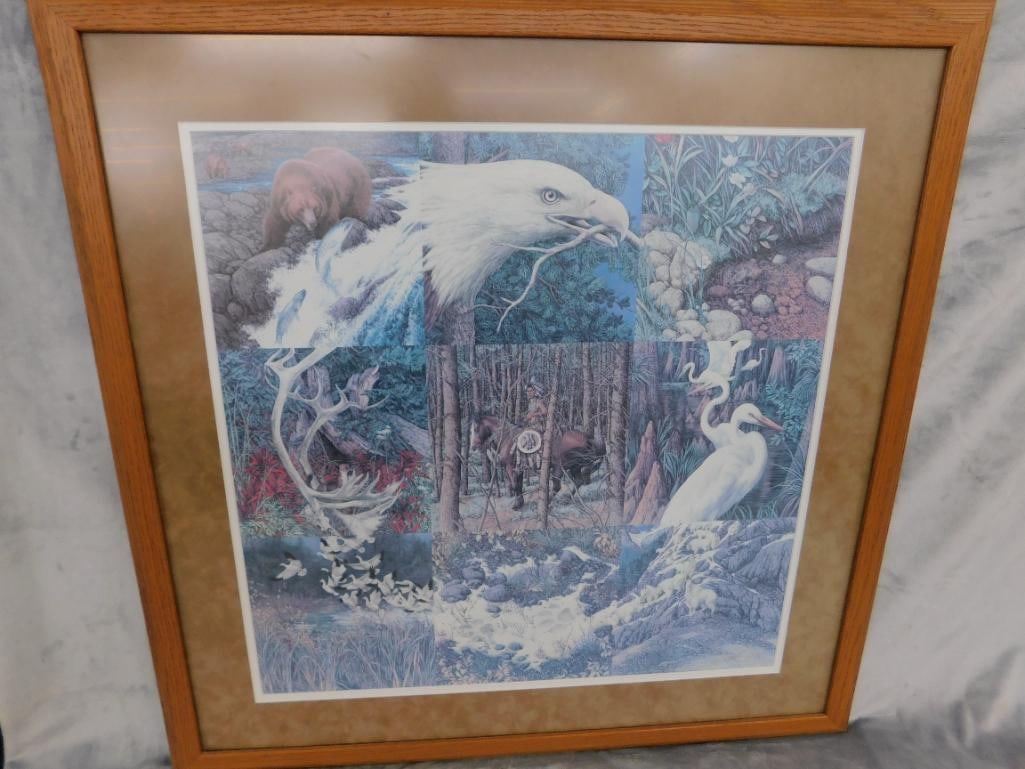 Bev Doolittle - Limited Edition Print - Matted and Framed - Signed - 31.25" x 31.25" - 11