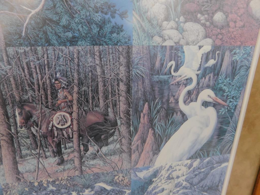 Bev Doolittle - Limited Edition Print - Matted and Framed - Signed - 31.25" x 31.25" - 4