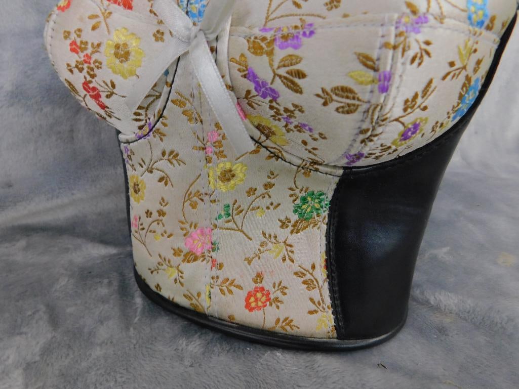 "Chinese Take Out" Hand Bag 5" x 5.5" x 4.5" and "Female Torso" Hand Bag 6" x 6" x 4" - 11