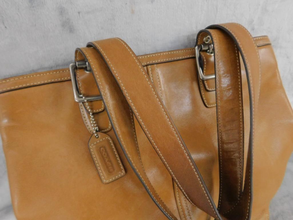 Coach Leather Purse - 10" x 13" x 4" - 4