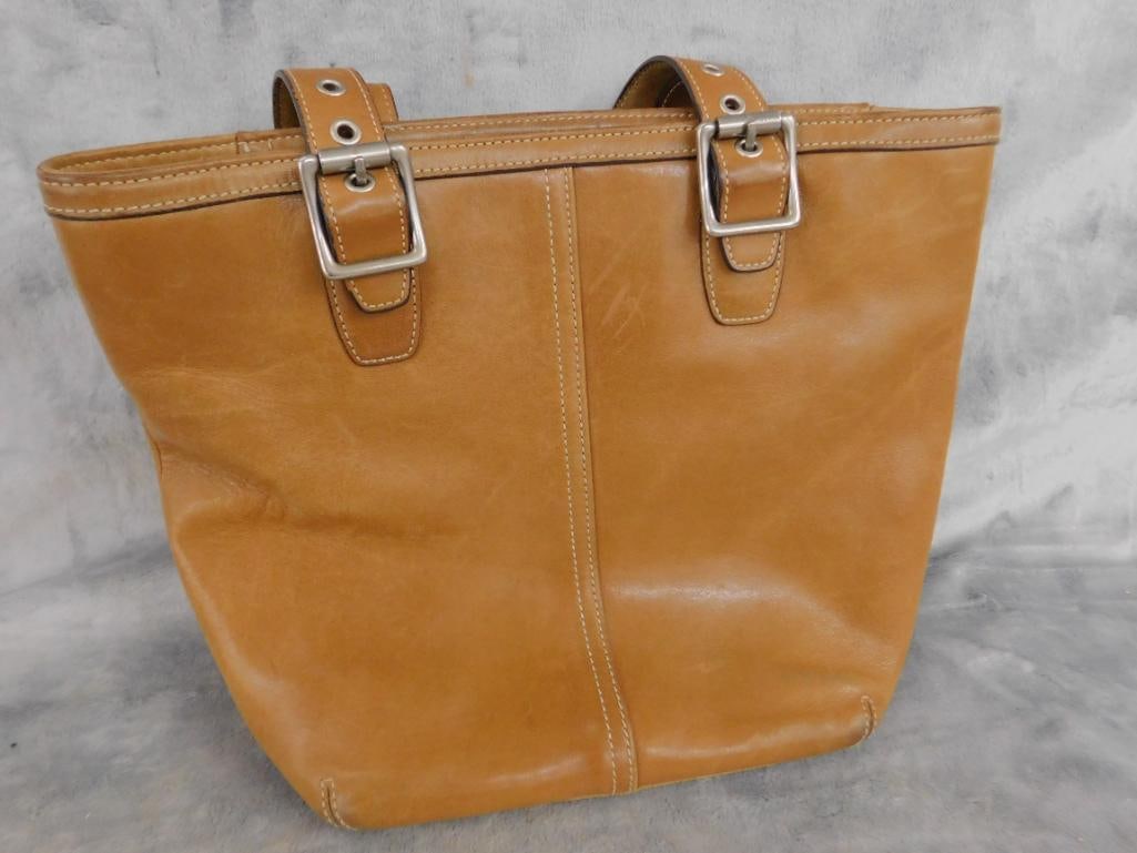 Coach Leather Purse - 10" x 13" x 4" - 5