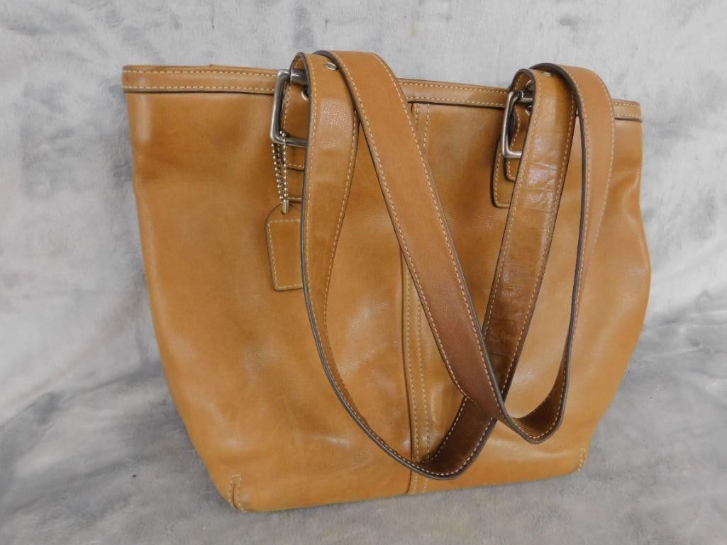 Coach Leather Purse - 10" x 13" x 4" - 7