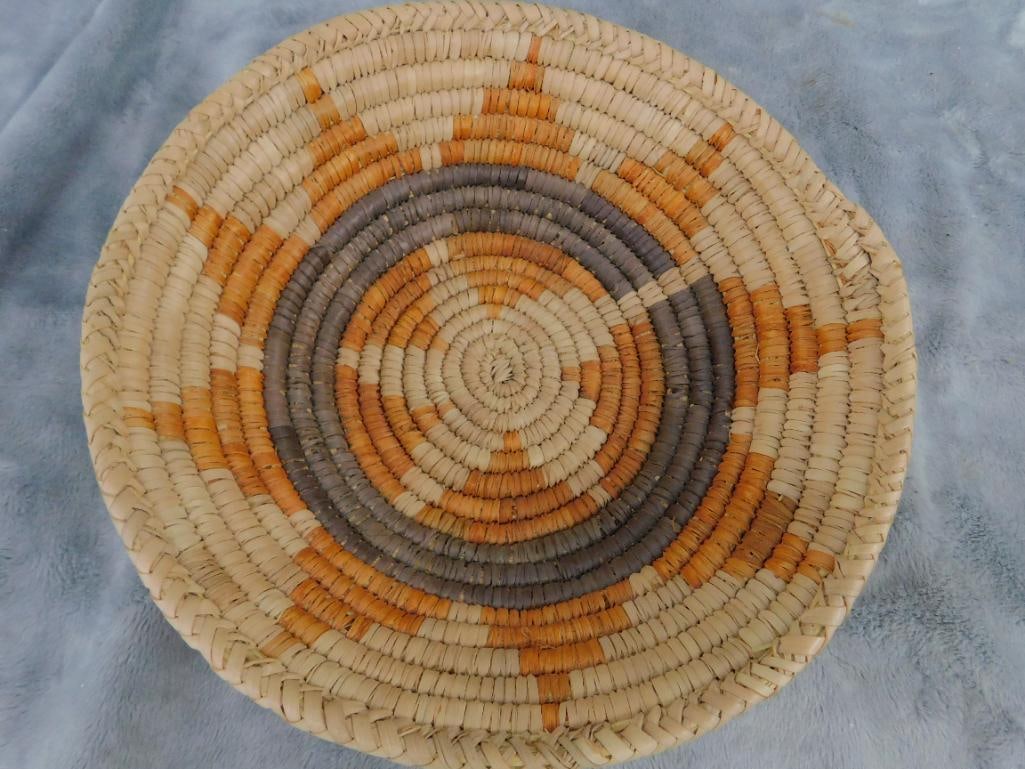 Pair of South West Native American 8" Baskets - 2