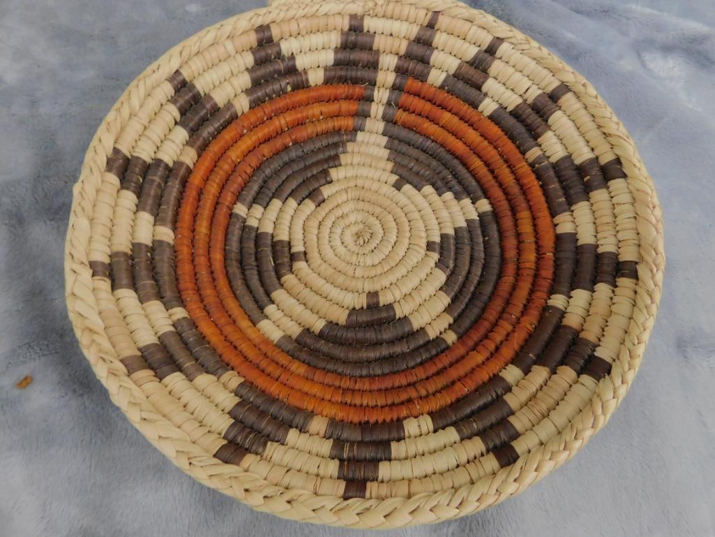Pair of South West Native American 8" Baskets - 4