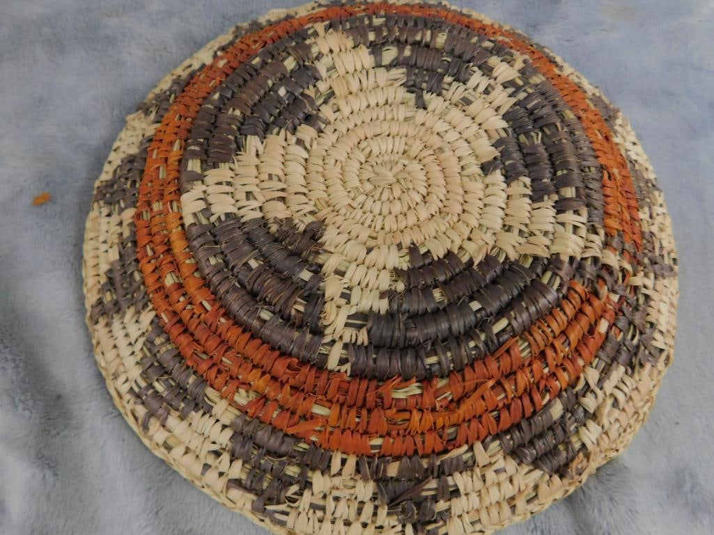 Pair of South West Native American 8" Baskets - 5