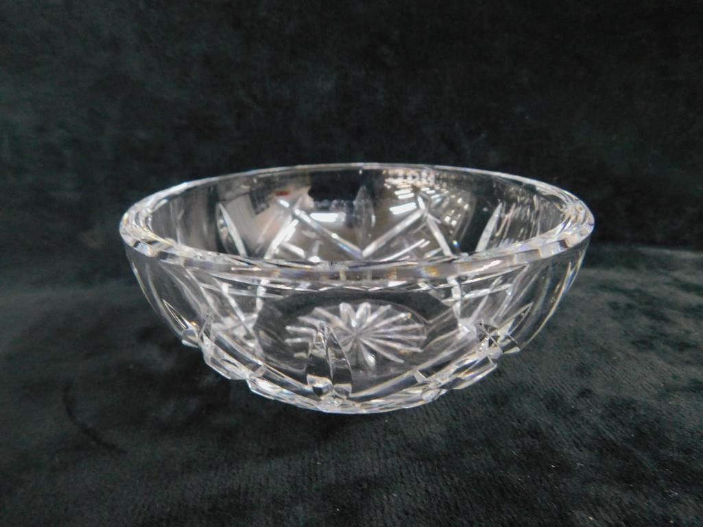Waterford Crystal Ashtray 1.75" x 3.5" - Bowl 1.75" x 4.25" - 2